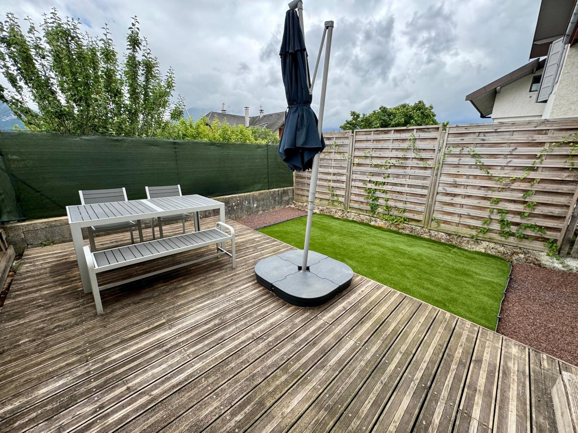 Studio Avec Jardin Proche Lac Saint-Jorioz Bagian luar foto